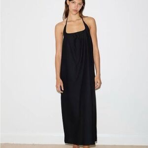 Deiji Studios “Simple Dress” in black. 100% organic cotton.